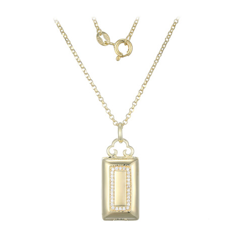 Collana in argento con Zircone (Adela Silber)