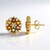 Orecchini in argento con Zaffiro Fancy