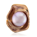 Purpurfarbene Ming-Perlen-Silberanhänger (TPC)