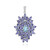 Sky Blue Topaz Silver Pendant