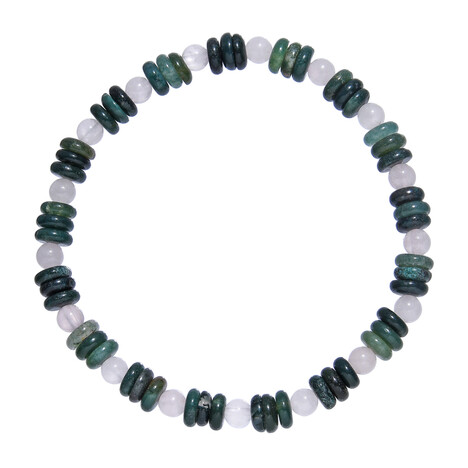 Brazalete con Ágata de musgo