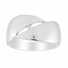 SI1 (G) Brillant-Silberring