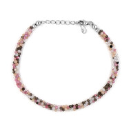 Brazalete en plata con Turmalina rosa de Brasil