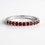 Anello in argento con Rubino Tanzania