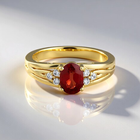 Anello in oro con Rubino Tanzania