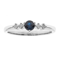 Blauer Ceylon-Saphir-Goldring