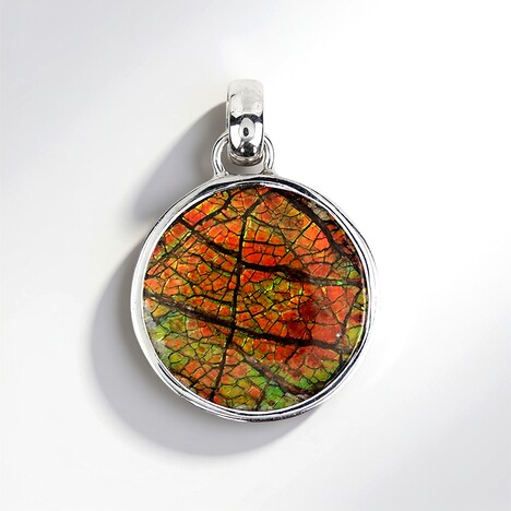 Ciondolo in argento con Ammolite