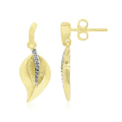 Orecchini in argento con Diamante I1 (G)