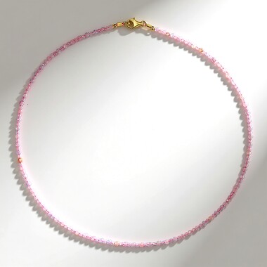 Collar en plata con Berilo fantasía
