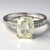Bague en argent et Orthose