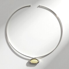 Collana girocollo in argento con Madreperla