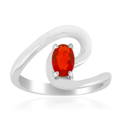 Zilveren ring met een AAA Mexicaanse vuur opaal
