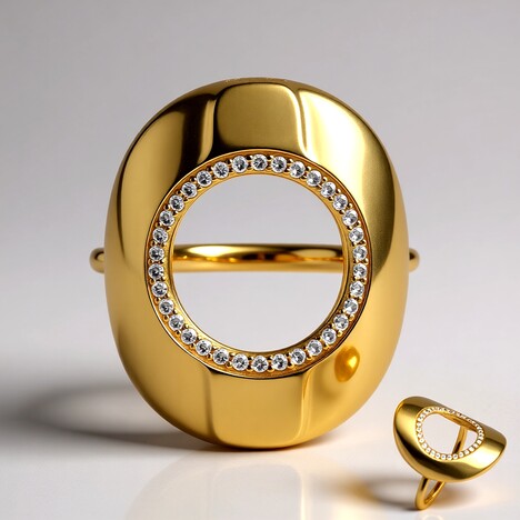 Anello in argento con Zircone