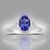Bague en or et Tanzanite AAA