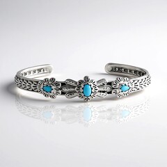 Bracciale in argento con Turchese Sleeping Beauty (Desert Chic)