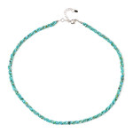 Türkis-Silberhalskette