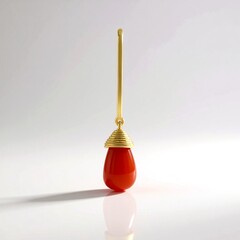 Ciondolo in argento con Onice Rossa