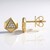 Orecchini in oro con Diamante I1 (H) (de Melo Gold)