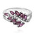 Anello in argento con Rodolite