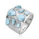 Larimar Silver Ring
