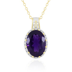 Collar en plata con Amatista (Gems en Vogue)