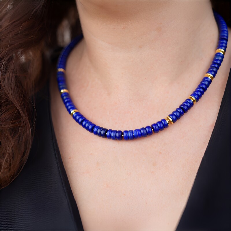 Collier en argent et Lapis-Lazuli