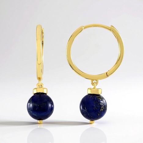 Orecchini in argento con Lapislazzuli (MONOSONO COLLECTION)