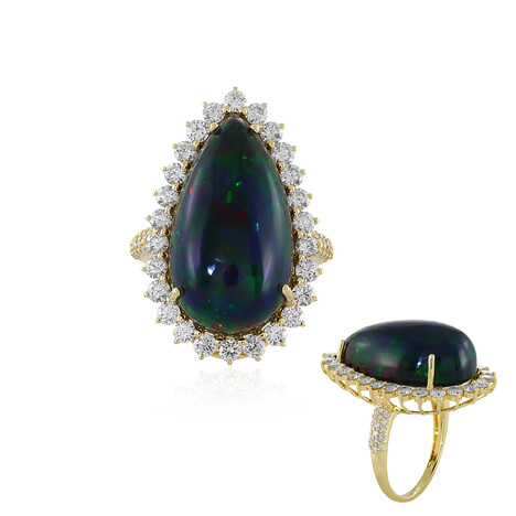 Anello in oro con Opale Mezezo (AMAYANI)