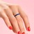 Blauer Ceylon-Saphir-Goldring (CIRARI)
