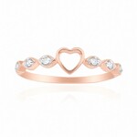 Anillo en oro con Diamante SI1 (G) (Annette)