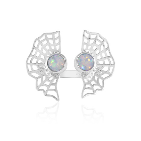 Welo-Opal-Silberring (MONOSONO COLLECTION)