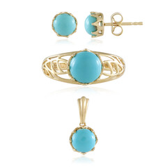 Bague en argent et Turquoise Sleeping Beauty (Faszination Türkis)