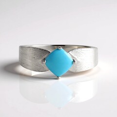 Anello in argento con Turchese Sleeping Beauty (Faszination Türkis)