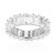 Bague en argent et Topaze blanche