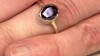 Zilveren ring met een Naktamunda rhodoliet