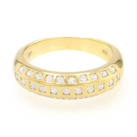 Bague en argent et Saphir blanc