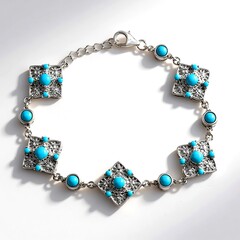 Bracciale in argento con Turchese Sleeping Beauty (Faszination Türkis)