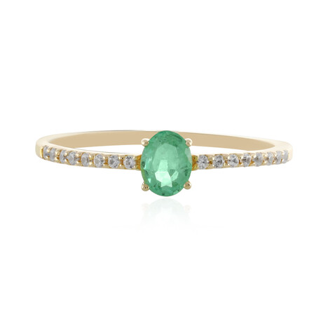 9K Ethiopian Emerald Gold Ring
