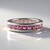 Anello in argento con Tormalina Rosa Nigeriana