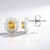 Orecchini in argento con Sfalerite