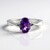 Anello in argento con Ametista del Marocco