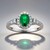 Anello in oro con Smeraldo Zambia AAA (CIRARI)