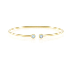 Bracciale in argento con Topazio Blu Cielo