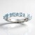 Anello in argento con Topazio Blu Cielo