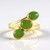Anello in argento con Giada Canadese