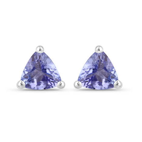 Pendientes en plata con Tanzanita