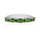 Anello in argento con Diopside Russo