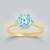 Anello in argento con Topazio Blu Cielo