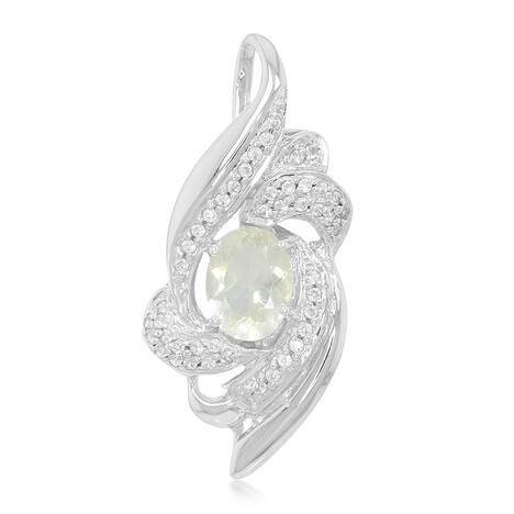 Orthoklas-Silberanhänger