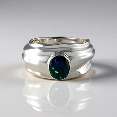 Anello in argento con Opale Mezezo (de Melo)